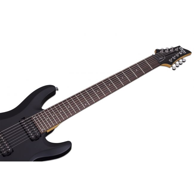 Schecter C-8 Deluxe LH (SBK) - Chitara electrica pentru stangaci
