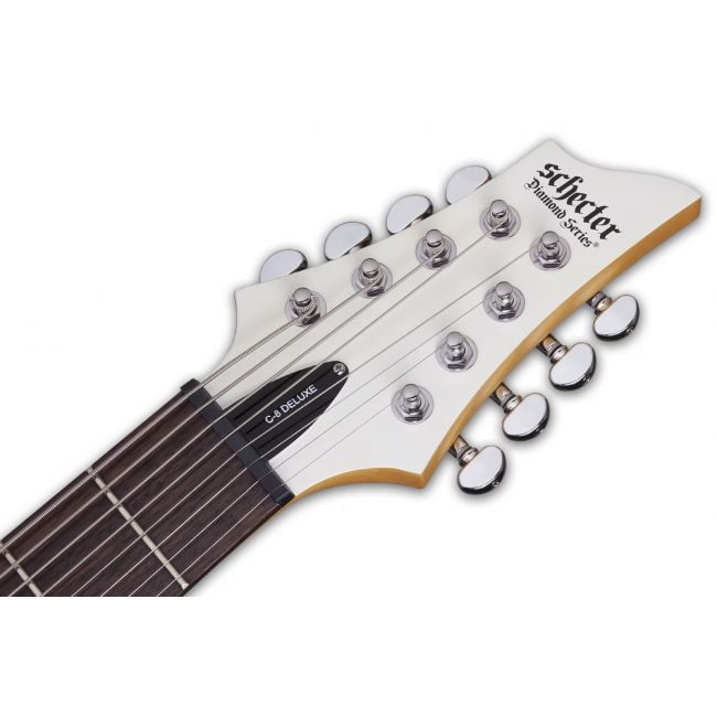 Schecter C-8 Deluxe WH - Chitara electrica