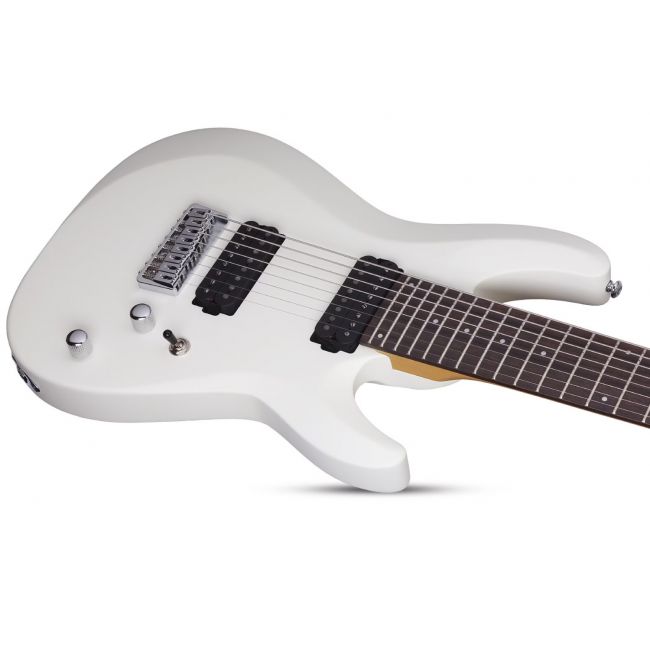 Schecter C-8 Deluxe WH - Chitara electrica