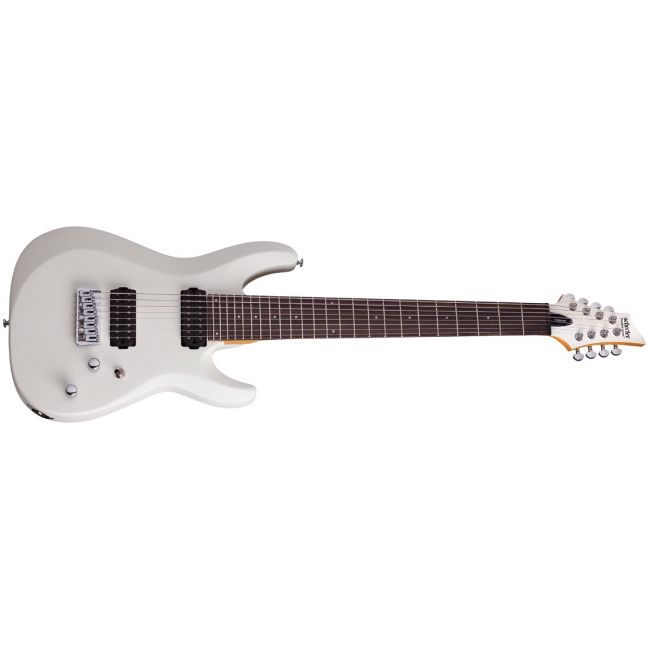 Schecter C-8 Deluxe WH - Chitara electrica