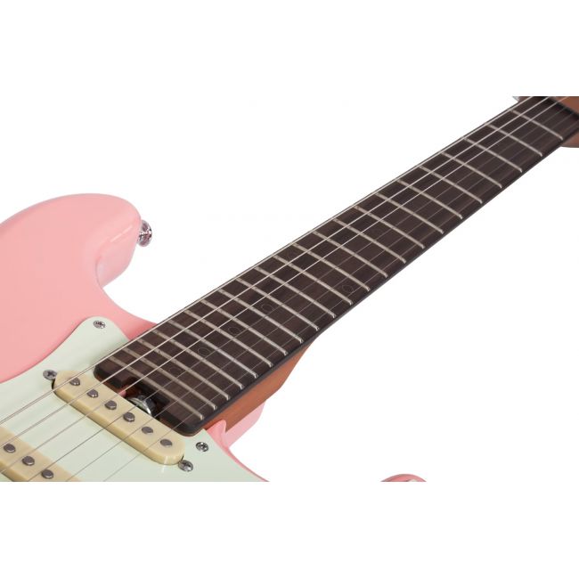 Schecter Nick Johnston Traditional HSS Atomic Coral - Chitara electrica