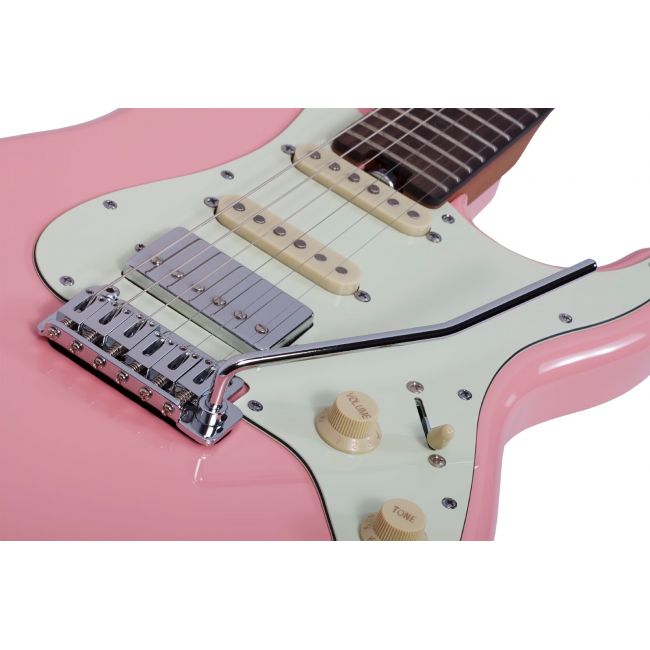 Schecter Nick Johnston Traditional HSS Atomic Coral - Chitara electrica