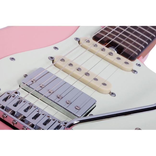 Schecter Nick Johnston Traditional HSS Atomic Coral - Chitara electrica