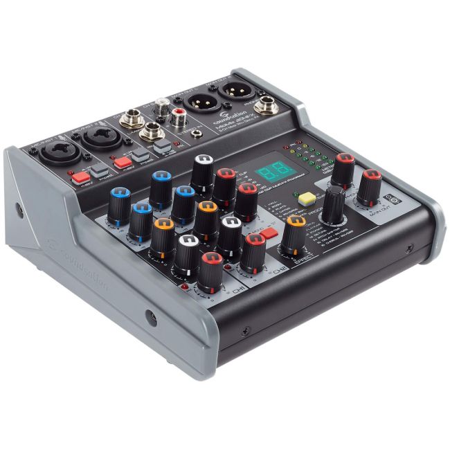 Soundsation PROVIBE 15A - Set boxe active - 2 x 880 W (mixer, microfoane wireless si stative)