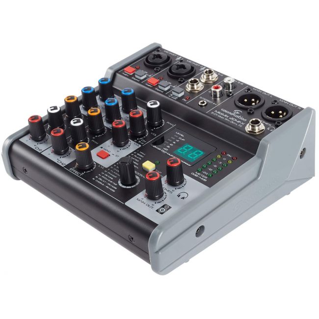Soundsation PROVIBE 15A - Set boxe active - 2 x 880 W (mixer, microfoane wireless si stative)