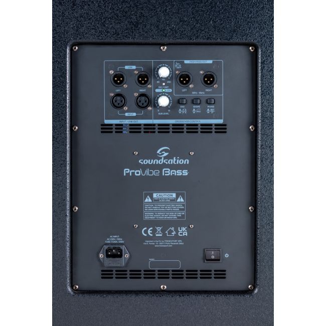 Soundsation PROVIBE BASS 18A - Subwoofer activ, 1800W