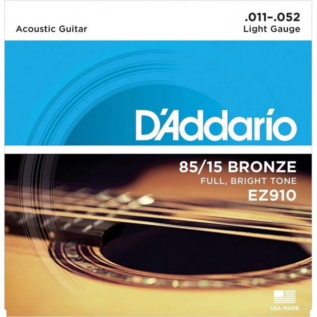 D'Addario EZ910 - Set Corzi Chitara Acustica