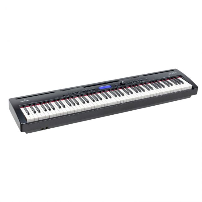 Soundsation AUDES - Set pian digital cu bancheta, stativ lemn, casti, 3 pedale
