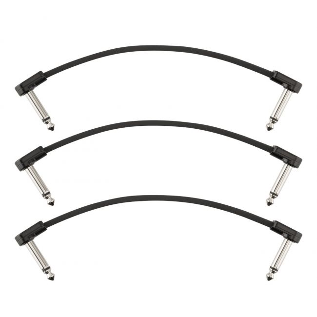 Fender 6' Blockchain Patch Cable - Cablu patch, set de 3 cabluri, lungime 15 cm