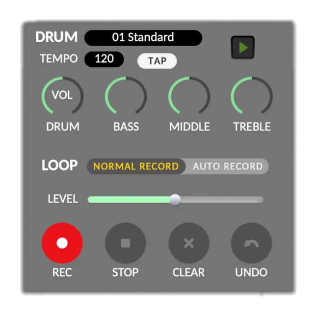 NUX Mighty 60 MK2 - Amplificator modeling pentru chitara electrica, 60W, looper integrat, drum machine