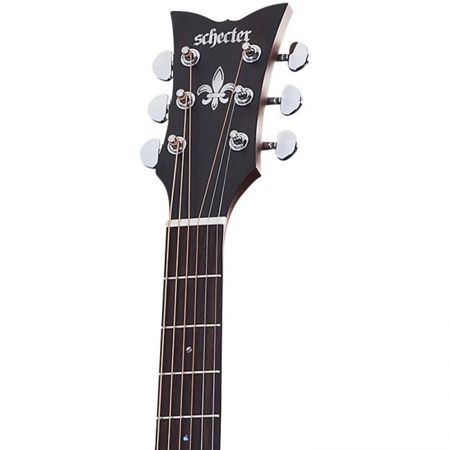 Schecter Deluxe Acoustic (NS) - Chitara acustica, fata de rezonanta din molid, corp din mahon