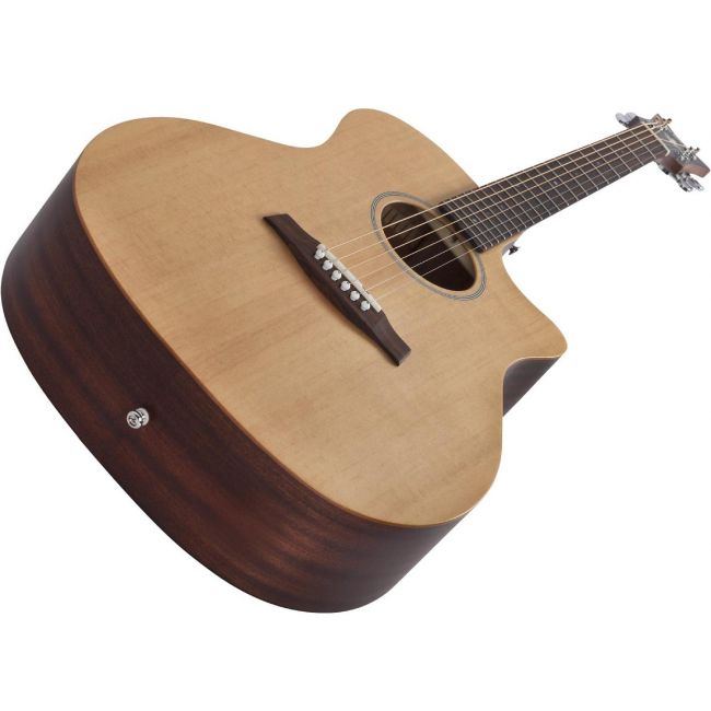 Schecter Deluxe Acoustic (NS) - Chitara acustica, fata de rezonanta din molid, corp din mahon