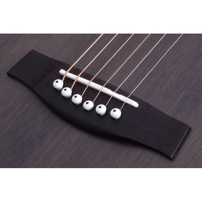 Schecter Deluxe Acoustic (SBK) - Chitara acustica, fata de rezonanta din molid, corp din mahon