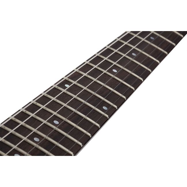 Schecter C-6 Deluxe Satin Aqua - Chitara electrica, husa de transport, cablu, corzi