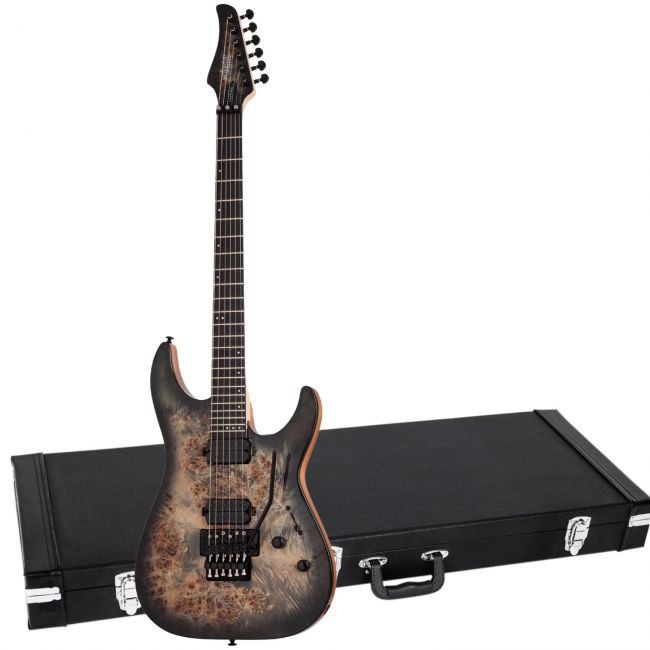 Schecter C-6 Pro FR CB - Chitara electrica, hardcase