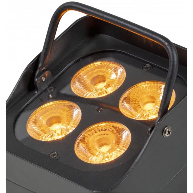 CENTOLIGHT Q-AIR Mini - Proiector LED portabil alimentat cu baterie, 4 x 12W