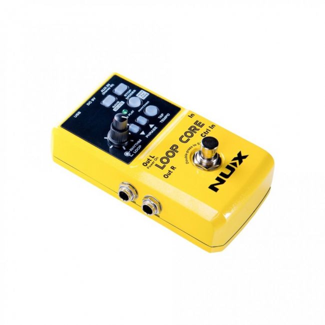 NUX Loop Core Stereo - Pedala Looper, 6 ore de inregistrare, 50 ritmuri, intrari si iesiri stereo