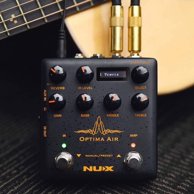 NUX Optima Air NAI 5 - Pedala simulator de chitara acustica cu IR loader
