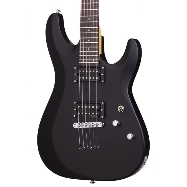 Schecter C-6 Deluxe SBK - Chitara electrica, husa de transport, cablu, corzi