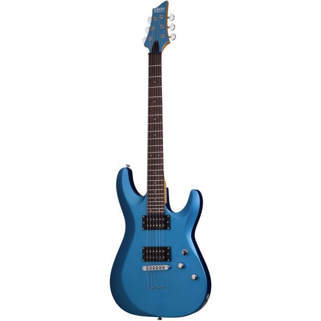 Schecter C-6 Deluxe SMLB - Chitara electrica, husa de transport, cablu, corzi