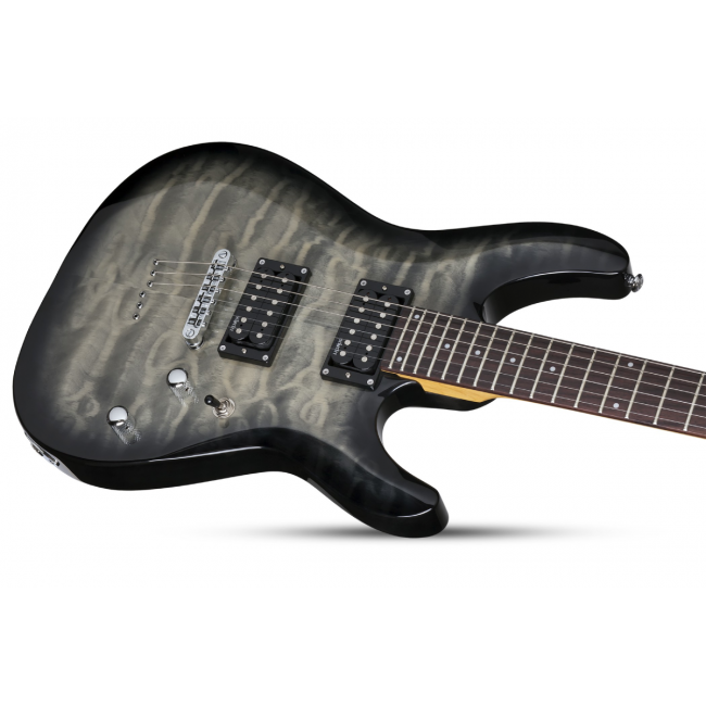 Schecter C-6 Plus CB - Chitara electrica, husa de transport, cablu, corzi