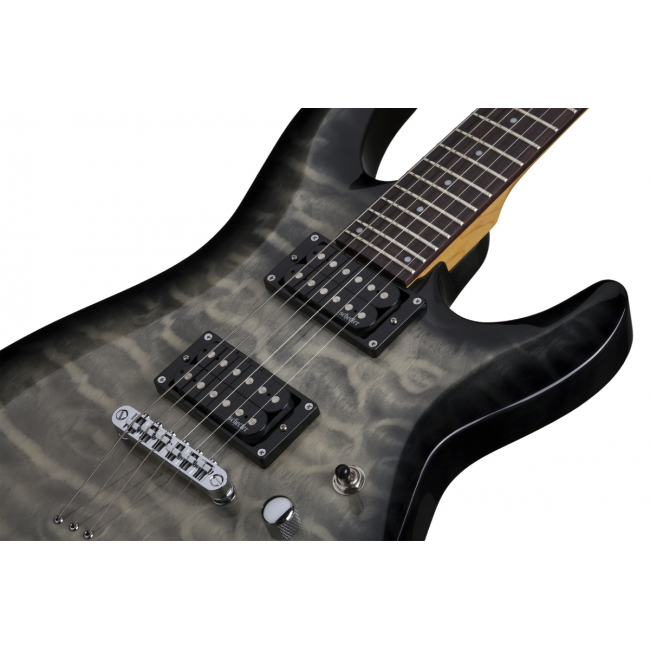 Schecter C-6 Plus CB - Chitara electrica, husa de transport, cablu, corzi