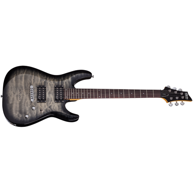 Schecter C-6 Plus CB - Chitara electrica, husa de transport, cablu, corzi
