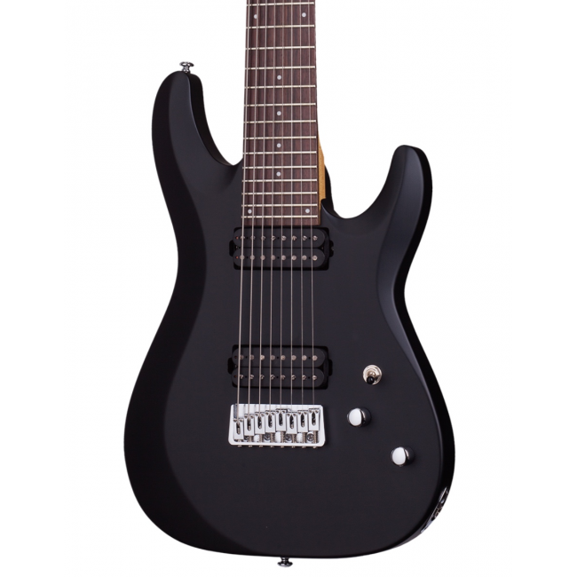 Schecter C-8 Deluxe SBK - Chitara electrica, husa de transport, cablu, corzi