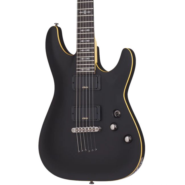 Schecter Demon-6 ABSN - Chitara electrica, husa de transport, cablu, corzi