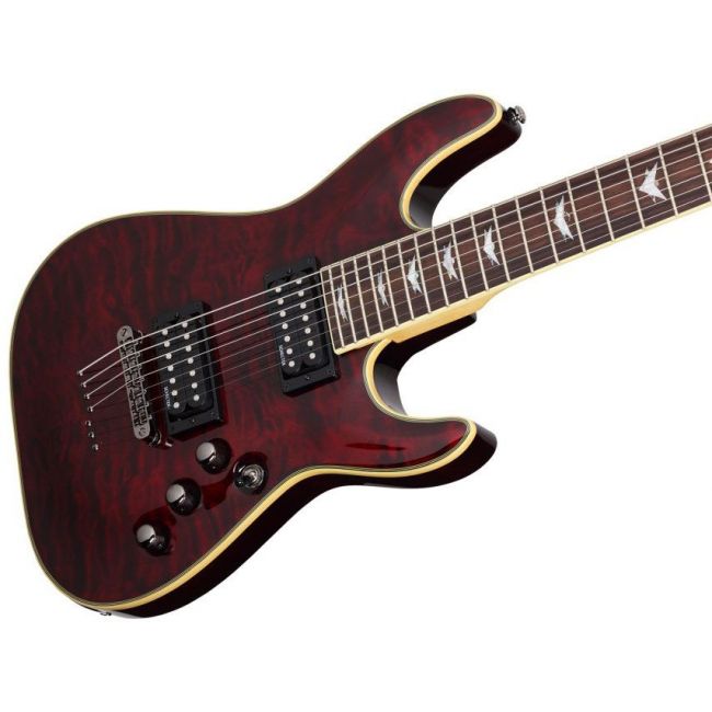 Schecter Omen Extreme-7 BCH - Chitara electrica, hardcase