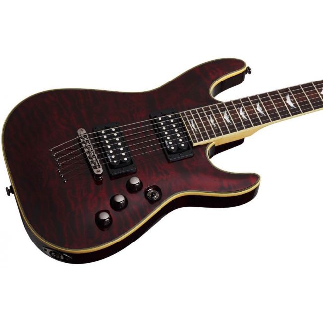Schecter Omen Extreme-7 BCH - Chitara electrica, hardcase