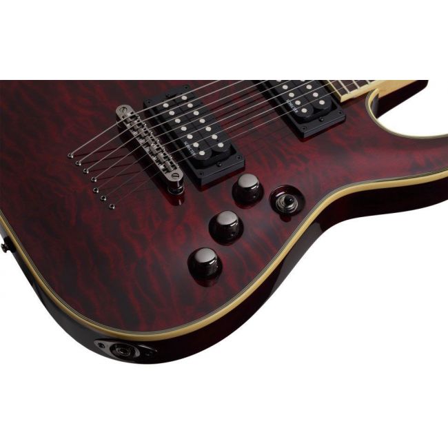 Schecter Omen Extreme-7 BCH - Chitara electrica, hardcase