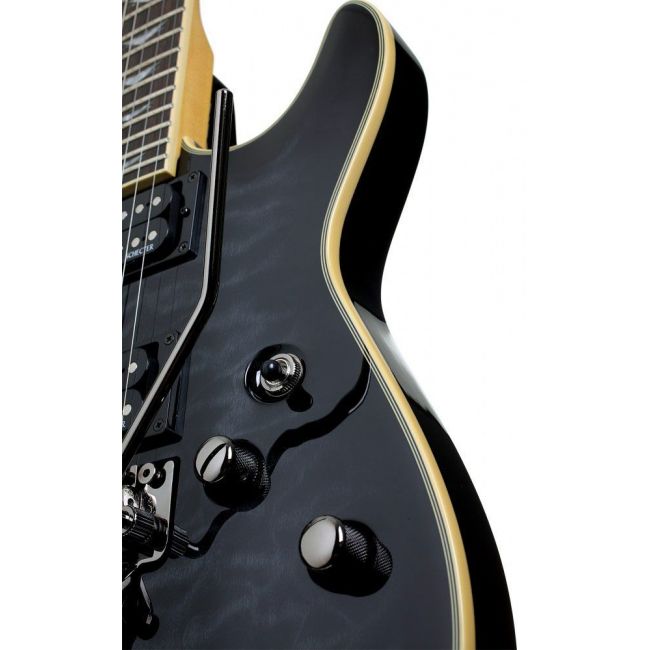Schecter Omen Extreme-6 FR STBLK - Chitara electrica, hardcase