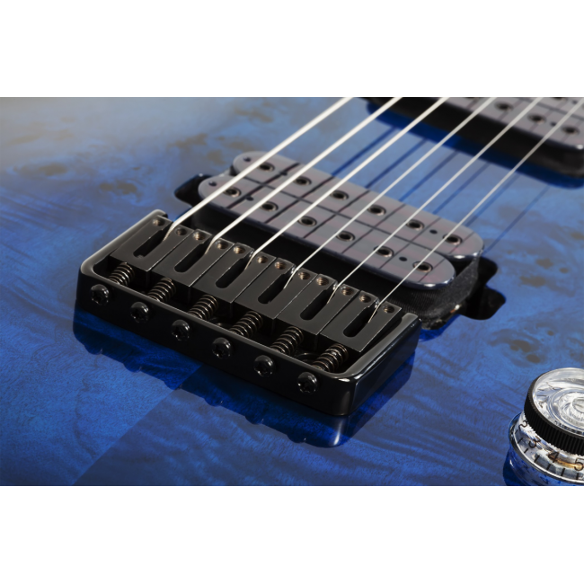 Schecter Omen Elite-6 STBB - Chitara electrica, husa de transport, cablu, corzi