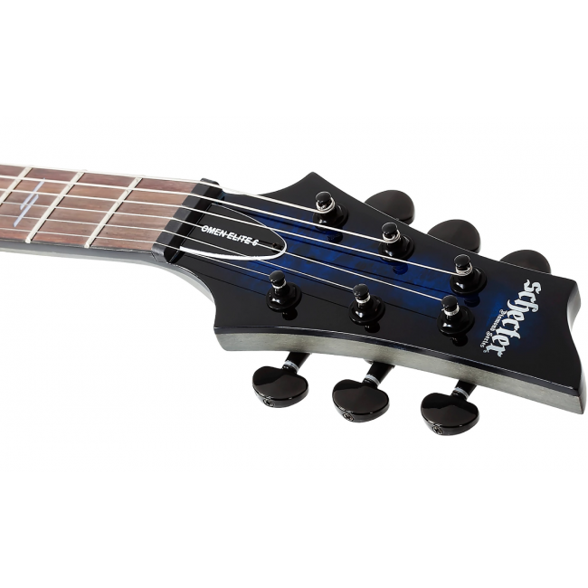 Schecter Omen Elite-6 STBB - Chitara electrica, husa de transport, cablu, corzi