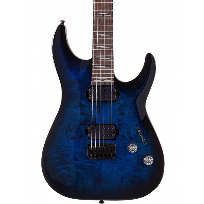 Schecter Omen Elite-6 STBB - Chitara electrica, husa de transport, cablu, corzi