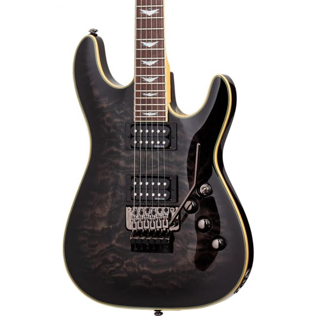 Schecter Omen Extreme-6 FR STBLK - Chitara electrica, hardcase