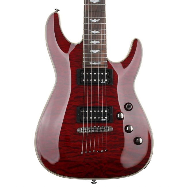 Schecter Omen Extreme-7 BCH - Chitara electrica, hardcase