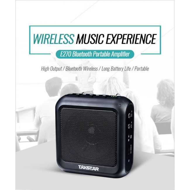 Takstar E270 - Mini amplificator 12 Watts cu Mp3 Player, microfon și Bluetooth integrat
