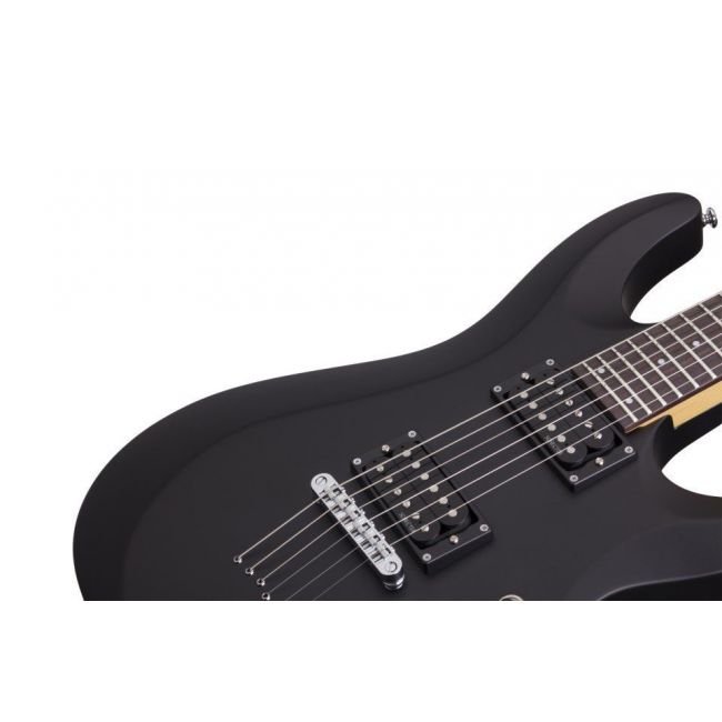Schecter C-6 Deluxe SBK - Chitara electrica, husa de transport, cablu, corzi