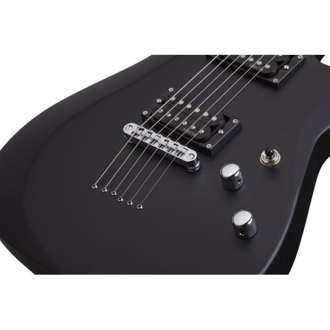 Schecter C-6 Deluxe SBK - Chitara electrica, husa de transport, cablu, corzi