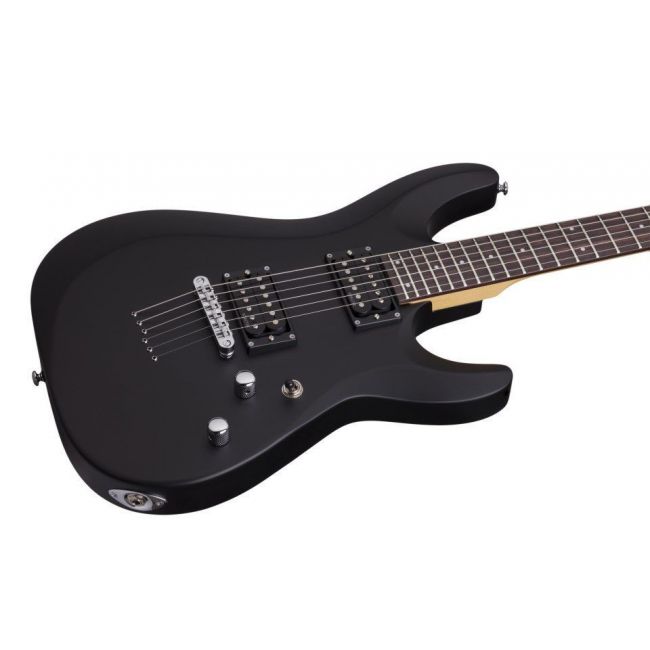 Schecter C-6 Deluxe SBK - Chitara electrica, husa de transport, cablu, corzi