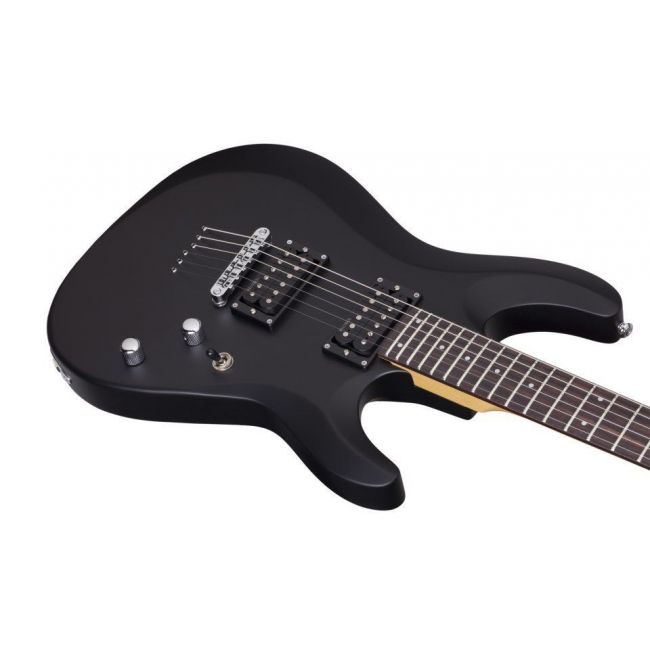 Schecter C-6 Deluxe SBK - Chitara electrica, husa de transport, cablu, corzi