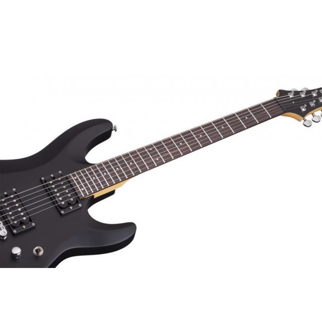 Schecter C-6 Deluxe SBK - Chitara electrica, husa de transport, cablu, corzi