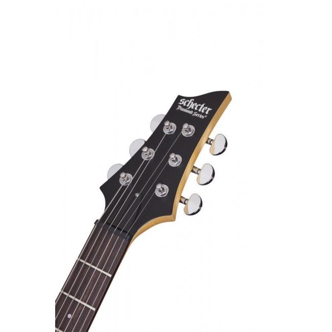 Schecter C-6 Deluxe SBK - Chitara electrica, husa de transport, cablu, corzi