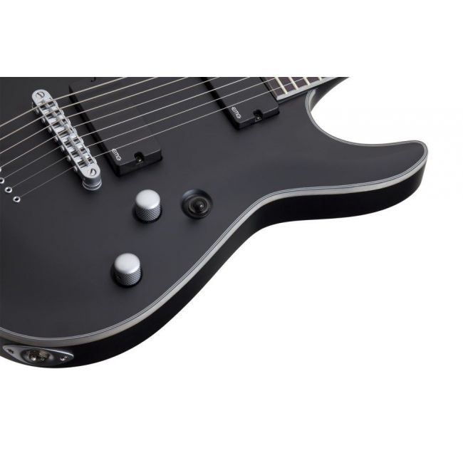 Schecter Damien Platinum-7 SBK - Chitara electrica, hardcase