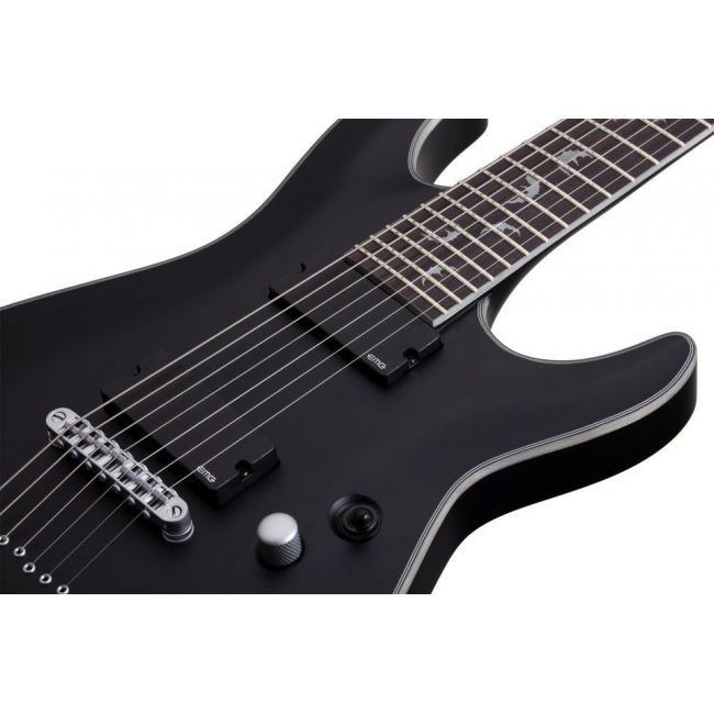 Schecter Damien Platinum-7 SBK - Chitara electrica, hardcase