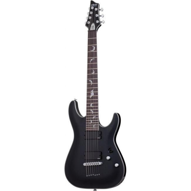Schecter Damien Platinum-7 SBK - Chitara electrica, hardcase