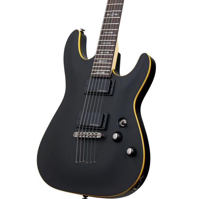 Schecter Demon-6 ABSN - Chitara electrica, husa de transport, cablu, corzi