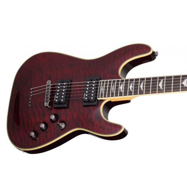 Schecter Omen Extreme-6 BCH - Chitara electrica, husa de transport, cablu, corzi